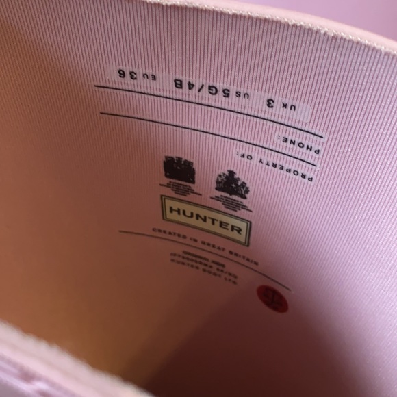 Brand New Pink Hunter rain boots - Picture 2 of 6
